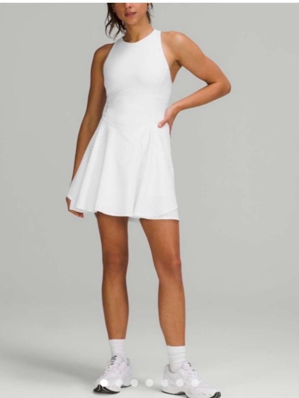 lululemon athletica White court crush dress